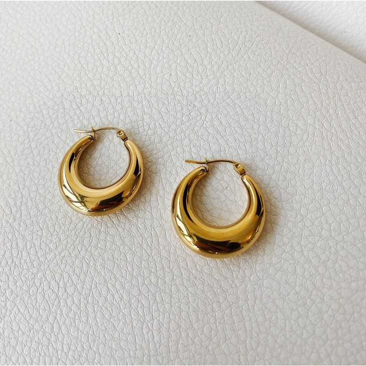 Darcey Gold Hoop Earrings